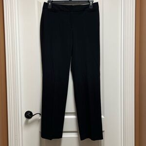 Liz Claiborne Black Straight Leg Pants